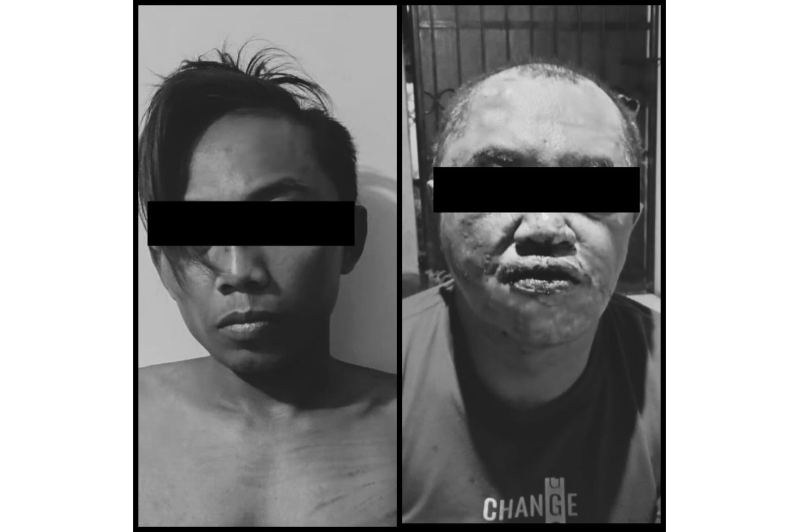 kedua terduga pelaku pencurian sepeda motor di kecamatan singosari