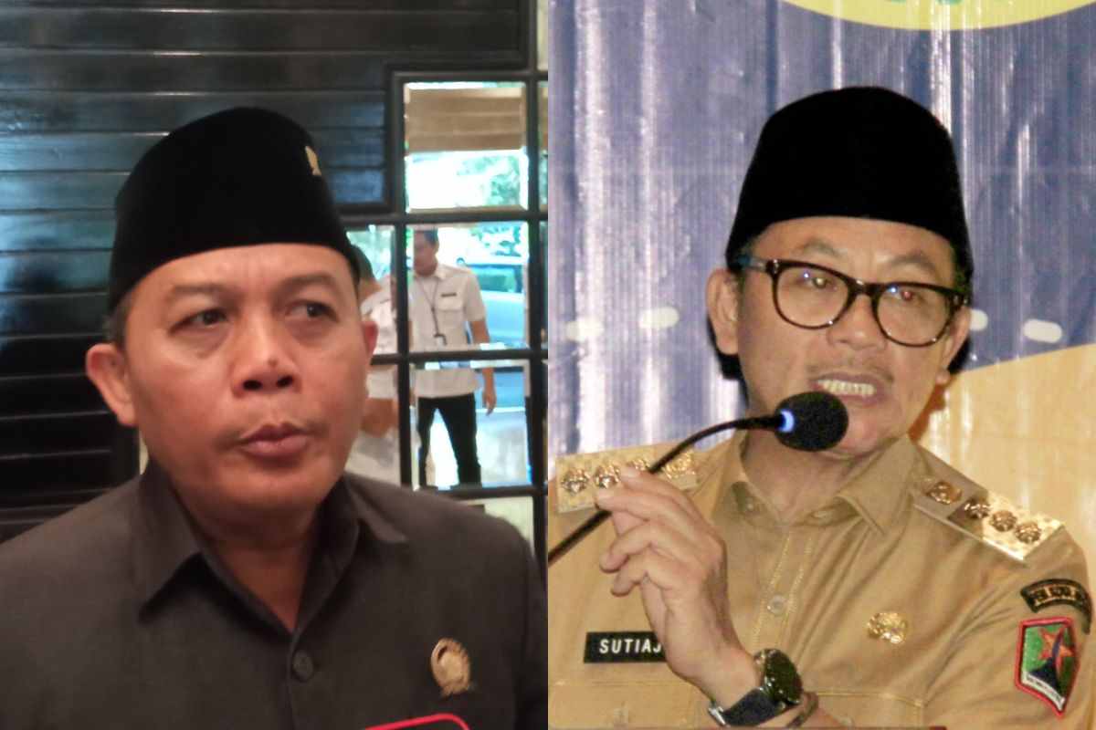 ketua dprd kota malang i made riandiana kartika (kiri) dan wali kota malang sutiaji jup 11zon