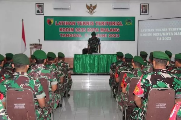 Kodim 0833/Kota Malang gelar Latnister 2023. (ist) - Tingkatkan Kemampuan Binter Babinsa, Kodim 0833/Kota Malang Gelar Latnister 2023