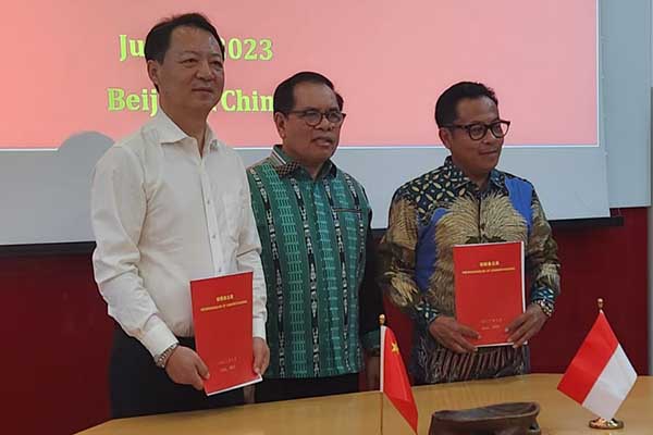 MoU Pemkot Malang dengan CHECC. (ist) - Go Internasional, Sutiaji Jajaki Potensi Kerjasama dan Investasi Perusahaan Tiongkok dengan Kota Malang