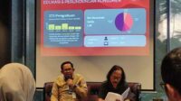 Pemaparan oleh Kepala Kantor OJK Malang, Sugianto Kasmuri, terkait pengaduan yang masuk. (rhd) - OJK Malang Sukses Edukasi Perlindungan Konsumen dan Perkembangan TPKAD