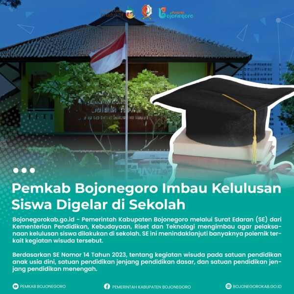 pemkab bojonegoro imbau kelulusan siswa digelar di sekolah 11zon