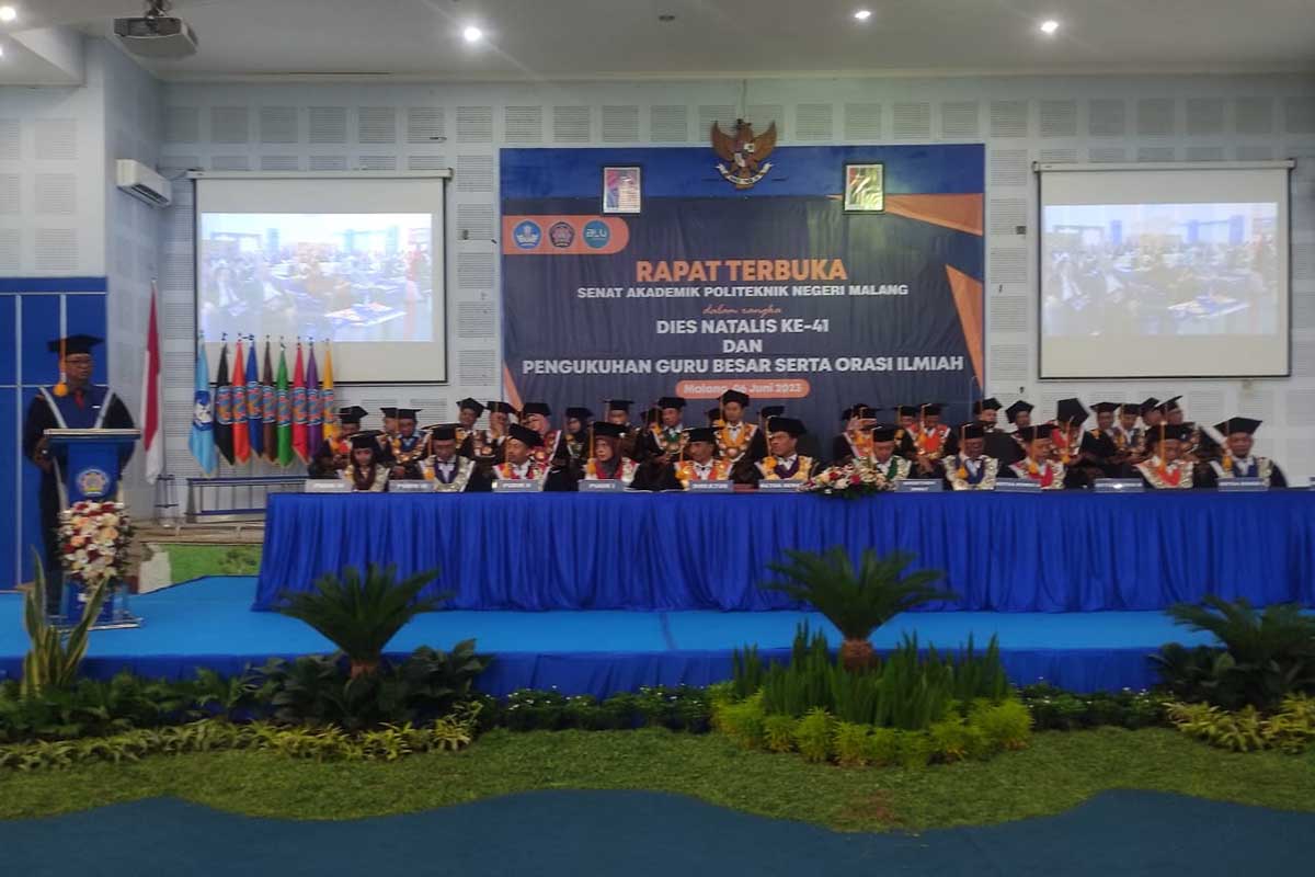 Pidato pengukuhan Prof Dr Ir Bagus Wahyudi MT. (rhd) - Polinema Kukuhkan Dua Guru Besar, Prof Bagus Wahyudi dan Prof Ratih Indah Hapsari