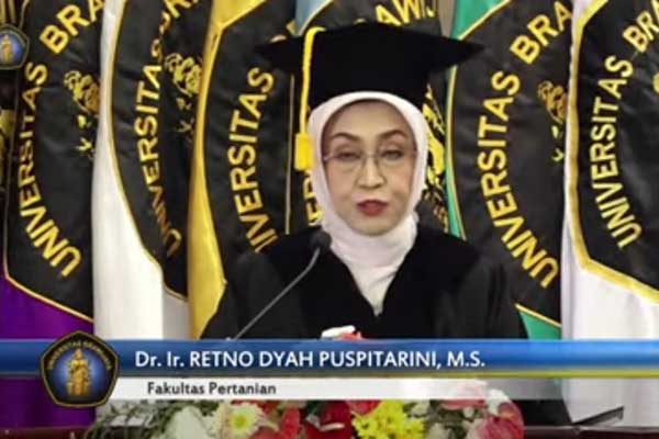 Prof Dr Ir Retno Dyah Puspitarini MS. (rhd) - UB Kukuhkan Prof Sri Rahayu Utami dan Prof Retno Dyah Puspitarini dari Fakultas Pertanian