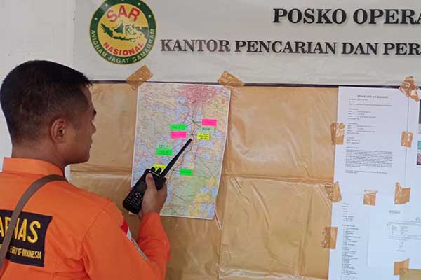 Progres pemetaan pencarian dua bocah Bumiayu hanyut oleh Tim SAR. (ist) - Hari Kedua, Bocah Bumiayu Hanyut di DAS Brantas Belum Temukan Titik Terang