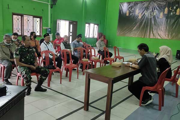 Rapat Pleno Terbuka DPSHP Kauman. (ist) - Personel Koramil Klojen Amankan Rapat Pleno Terbuka DPSHP Kauman