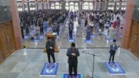 Salat id Iduladha di Ponpes Al Zaytun. (ist) - Salat Iduladha di Al Zaytun Tak Berubah, Berjarak Hingga Shaf Wanita Sejajar Pria