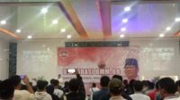 Suasana Deklarasi BMM - 08 di Hotel Cahaya Berlian Pamekasan. (luq) - Deklarasi BMM - 08, Optimis Prabowo Subianto Presiden 2024
