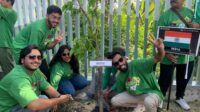 agenda b tiff hari kedua, delegasi india saat menanam pohon di bantaran sungai bengawan solo 11zon