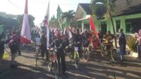 Animo peserta 'Sowan' Semarak Onthel Persaudaraan Nasional. (ist) - Ribuan Peserta Ramaikan 'Sowan' Semarak Onthel Persaudaraan Nasional