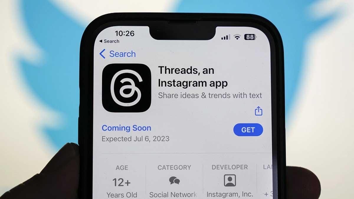 Aplikasi Threads. (ist) - Threads Laris Manis, 4 Jam Rilis Langsung 5 Juta Download