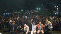 artis pongki barata, sesaat usai menghibur warga kota batu dengan lagu lagu hits nya