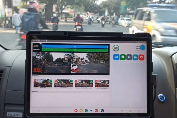 Didalam mobil incar milik Polresta Malang Kota.(ist) - Polresta Makota Optimalkan Dua Unit Mobil INCAR di Operasi Patuh Semeru 2023