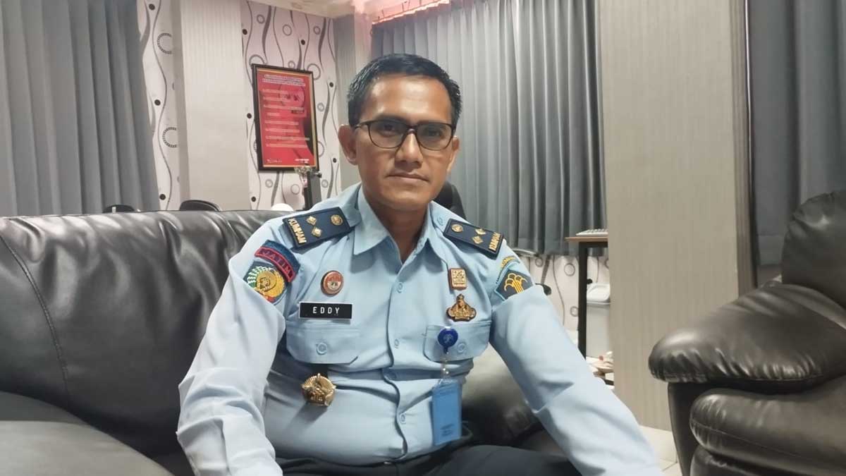 Eddy Junaedi Kepala Lapas Narkotika Pamekasan. (Seru.co.id/udi) - Lapas Narkotika Kelas IIA Pamekasan Usulkan Remisi 493 WBP di HUT ke-78 RI