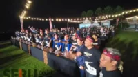Gala dinner peserta Jamnas Lintas Komunitas Pajero ke-4 2023 hadir di acara. (dik) - Dihadiri 400 Peserta, Puncak Acara Jamnas Lintas Komunitas Pajero Ke-4 2023 Berlangsung Seru
