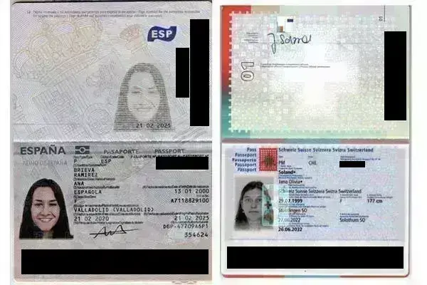 Identitas Ana Brieva Ramirez dan Jana Olivia Soland. (ist) - Dua WNA dan Tiga WNI Terseret Ombak di Pantai Jembatan Panjang Tanjung Sirap