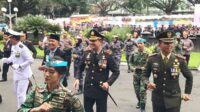 Kapolresta Malang Kota, Kombes Pol Budi Hermanto bersama jajaran forkopimda di Balai Kota Malang. (SERU.co.id/jup) - HUT Bhayangkara Ke-77, Polresta Malang Kota Lebih Humanis