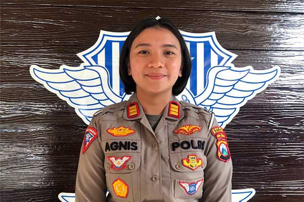 Kasatlantas Polres Malang, AKP Agnis Juwita. (ist) - Jembatan Penghubung Lumajang via Ampelgading Putus, Satlantas Polres Malang Sarankan Alternatif Jalan Lain