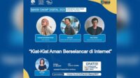 Kemenkominfo bagikan 'Kiat-kiat Aman Berselancar di Internet.' (ist) - Kemenkominfo Bagikan Kiat Aman Berselancar Internet di Lapangan Pucang Simo Jombang