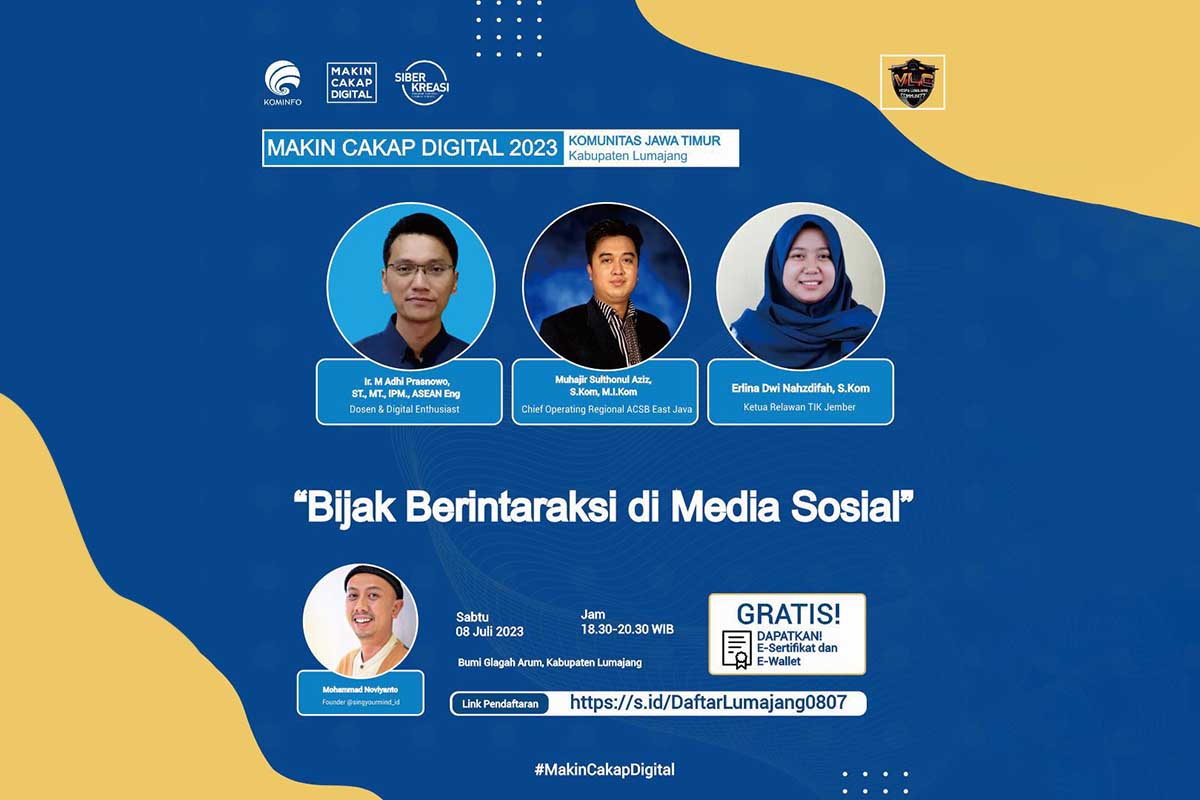 Kemenkominfo bahas 'Cara Bijak Berinteraksi di Medsos.' (ist) - Kemenkominfo Gandeng Vespa Lumajang Community Bahas Cara Bijak Berinteraksi di Medsos