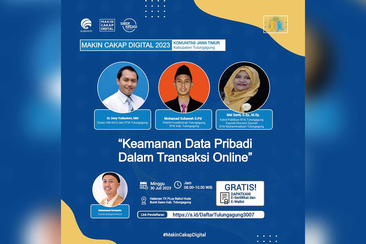 Kemenkominfo kupas 'Keamanan Data Pribadi dalam Transaksi Online.' (ist) - Kemenkominfo Kupas Keamanan Data Pribadi dalam Transaksi Online