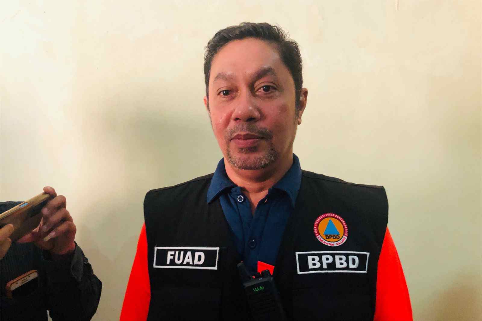 kepala bpbd kabupaten malang, m nur fuad fauzi.(wul) 11zon