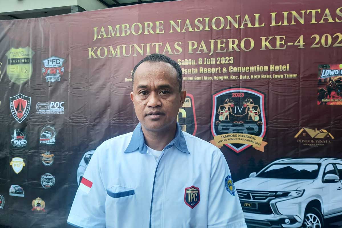 Ketua Panitia Jambore Nasional Lintas Komunitas Pajero ke-4 2023, Anton Gunawan. (dik) - Klub Pajero se-Indonesia Siap Hadiri Jambore Nasional Lintas Komunitas di Batu