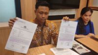Kuasa hukum Hilmy F Ali, saat mendampingi korban Silvia YAP. (ist) - Klik Undangan Pernikahan Online, Tabungan Pengusaha Lawang Rp1,4 Milyar di BRI Lenyap