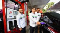 Launching Pertamax Green 95. (ist) - Pertamax Green 95 Resmi Dijual Rp13.500, Ini Kelebihannya Untuk Mesin
