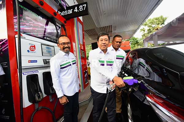 Launching Pertamax Green 95. (ist) - Pertamax Green 95 Resmi Dijual Rp13.500, Ini Kelebihannya Untuk Mesin