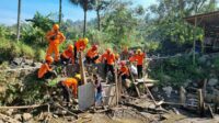 Lokasi terjebaknya penambang di Banyumas. (ist) - Air Terus Naik, Basarnas Duga 8 Penambang yang Terjebak Sudah Tenggelam