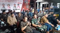 Nobar Pagelaran Wayang Kulit HUT ke-77 Bhayangkara. (ist) - TNI-POLRI dan Forkopimcam Sukun Nobar Pagelaran Wayang Kulit HUT ke-77 Bhayangkara