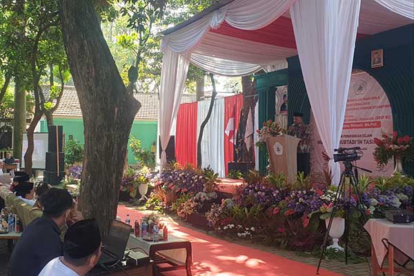 Pembukaan Matsama Ponpes Hidayatul Mubtadi'in. (ist) - Babinsa Lowokwaru Dampingi Pembukaan Matsama Ponpes Hidayatul Mubtadi'in
