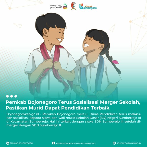 pemkab bojonegoro terus sosialisasi merger sekolah