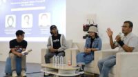 Perwakilan PFI Malang, Nedi saat mennggapi kehadiran Artificial Intelligence di dalam dunia fotografi. (ist) - Efisiensi Kerja di Dunia Fotografi dengan AI, PFI Gandeng Beon Intermedia Gelar Diskusi
