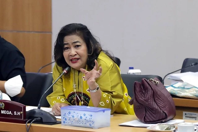 Politikus Cinta Mega. (ist) - Cinta Mega Dipecat dari DPRD DKI Jakarta Usai Ketahuan Main Game Saat Rapat