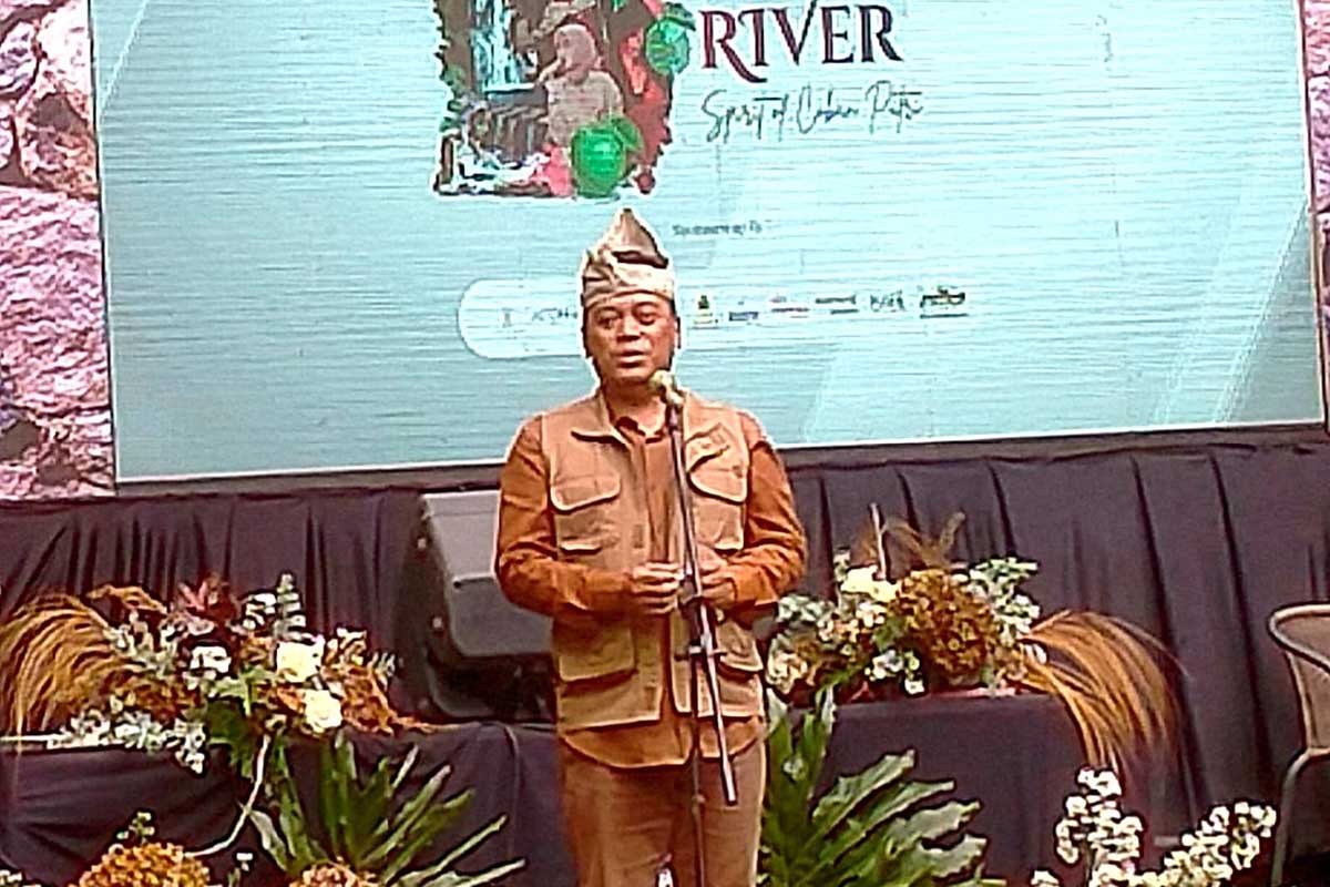 Sambutan Kadisparta Batu, Drs Arief As Siddiq MH. (dik) - Fashion On The River, Disparta Batu Usung 62 Karya 11 Desainer Lokal