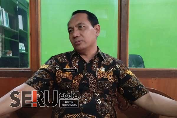 Supriyanto Kepala DLH Pamekasan. (SERU.co.id/udi) - DLH Pamekasan Keluhkan Tidak Adanya Fasilitas Laboratorium