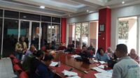 Technical Meeting (TM) jelang pelaksanaan UKW di Mako PWI Malang Raya, jalan Raya Sawojajar, Kecamatan Kedungkandang Kota Malang. (ist) - Jelang UKW, Puluhan Peserta Ikuti Technical Meeting