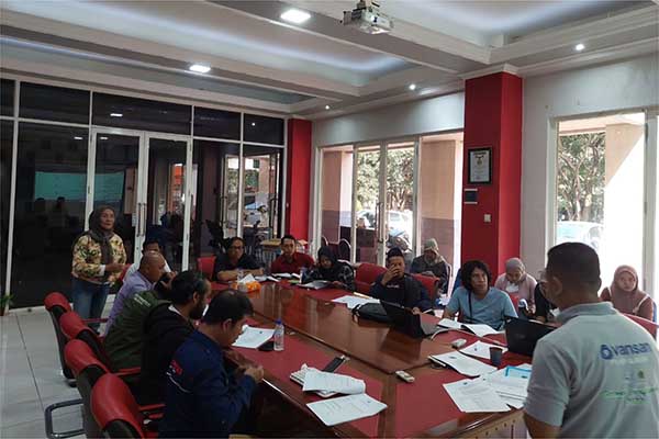 Technical Meeting (TM) jelang pelaksanaan UKW di Mako PWI Malang Raya, jalan Raya Sawojajar, Kecamatan Kedungkandang Kota Malang. (ist) - Jelang UKW, Puluhan Peserta Ikuti Technical Meeting