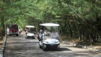 wali kota surabaya melakukan pengecekan ke kebun raya mangrove untuk melihat kesiapan sebelum diresmikan rabu 11zon