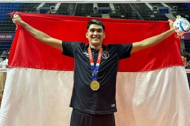 Atlet Voli Rivan Nurmulki. (ist) - Rivan Nurmulki Buka Suara Soal Tak Dipanggil Timnas Voli untuk Asian Games 2023