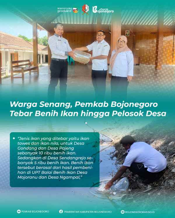 bantuan benih ikan pemkab sampai pelosok desa 11zon