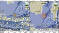 Gempa Lombok Utara. (ist) - BMKG Ralat Gempa Tanah Bumbu Jadi Gempa Lombok M 7,1