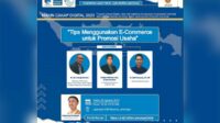 Kemenkominfo berbagi 'Tips Gunakan E-Commerce untuk Promosi Usaha' di Desa Mayong Wetan Lamongan. (ist) - Kemenkominfo Berbagi Tips Gunakan E-Commerce untuk Promosi Usaha