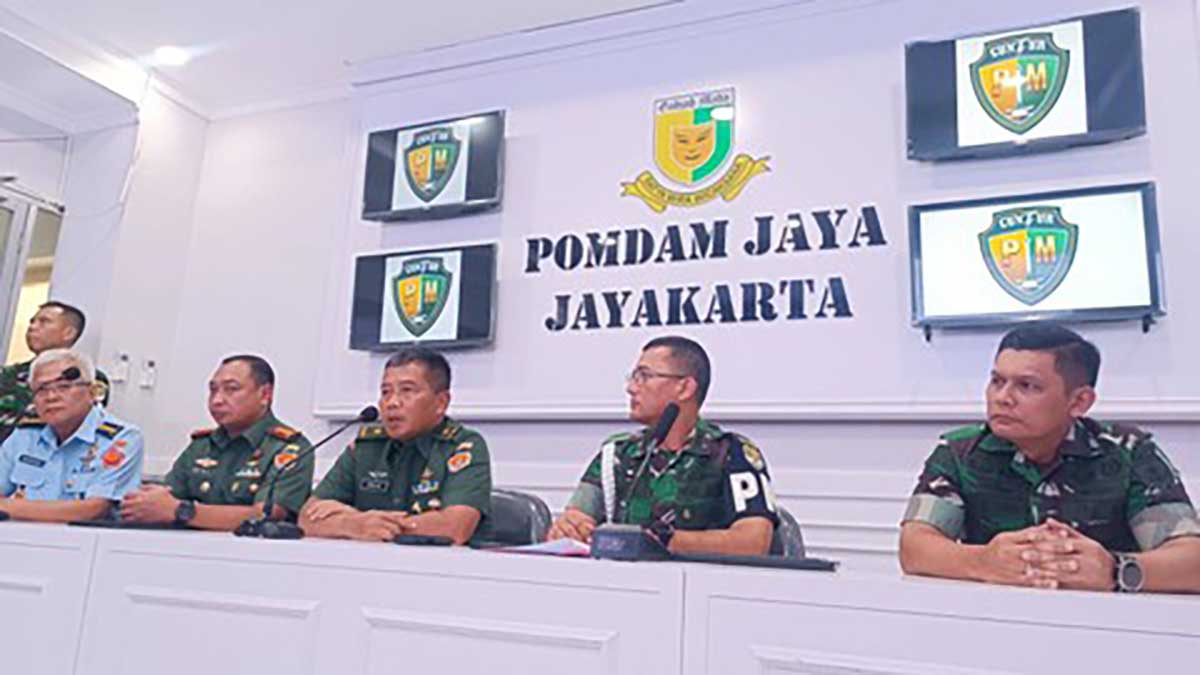Konpres Pomdam Jaya penganiayaan warga Aceh oleh oknum TNI. (ist) - Kakak Ipar Praka RM Jadi Tersangka Penganiayaan Warga Aceh