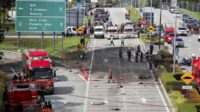 Lokasi jatuhnya pesawat N28JV di Malaysia. (ist) - Pesawat Jatuh di Jalan Tol Malaysia, 10 Orang Tewas