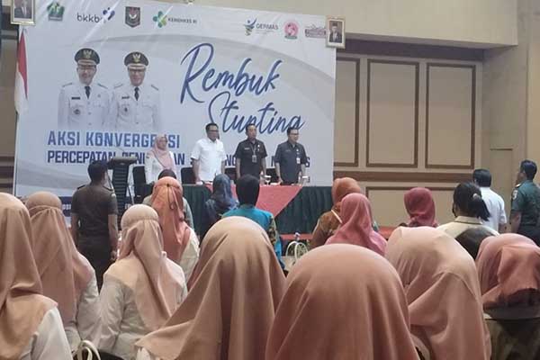 Personel Kodim 0833 hadiri Rembuk Stunting 2023. (ist) - Personel Kodim 0833 Hadiri Rembuk Stunting 2023