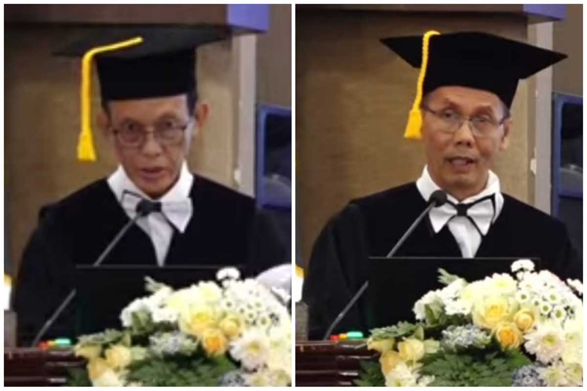 Prof Dr Imam Kuswahyono SH MHum dan Prof Dr Ir Sudarminto Setyo Yuwono MAppSc. (rhd) - UB Kukuhkan Empat Profesor dari FH, FTP dan FT