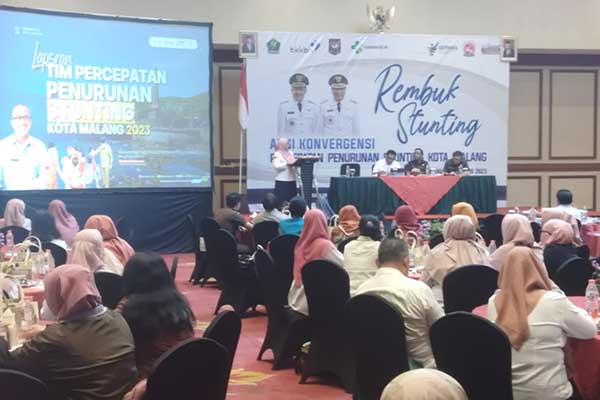 Rembuk Stunting upaya menekan angka stunting di Kota Malang. (ist) - Dinsos P3AP2KB Aksi Konvergensi Tekan Stunting